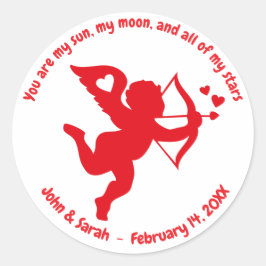 Adesivo Valentine's Day Cupid Heart