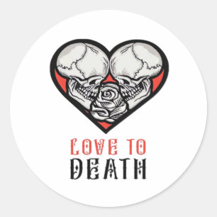 Adesivo Valentines Estéticos Até que a Morte Nos Separe