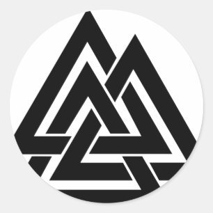Adesivo Valknut Viking Nordic Protection Symbol Odin