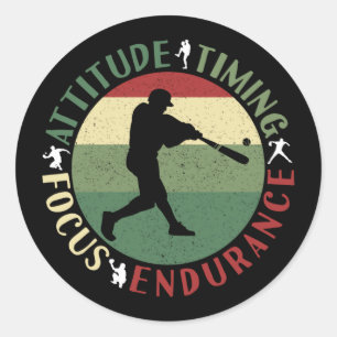 Adesivo Valores Motivacionais de Equipe de Beisebol
