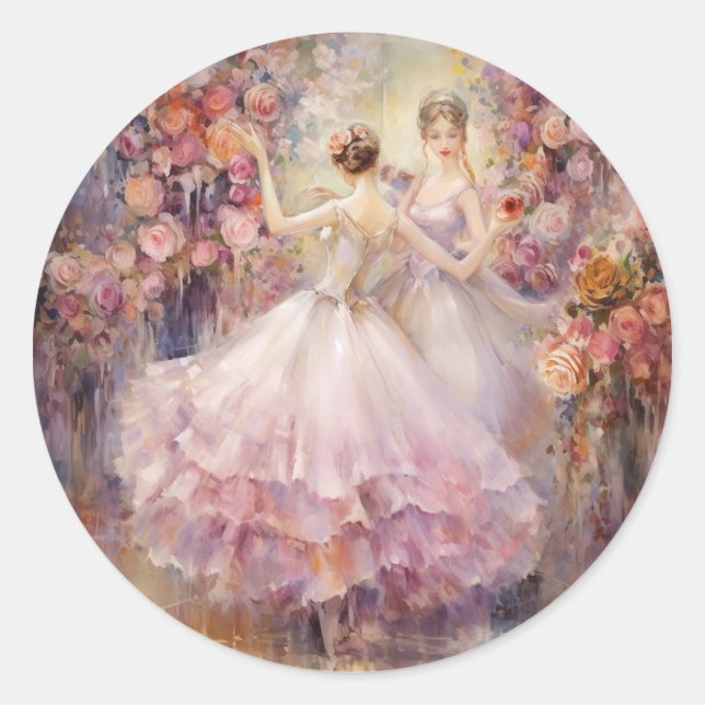 Adesivo Valsa das Flores Ballet O Quebra-Nozes (Frente)