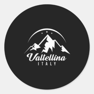 Adesivo Valtellina Itália resort de esqui esqui snowboardi