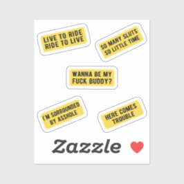 Adesivo Vamos (Amarelo)