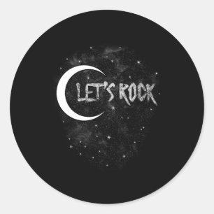 Adesivo Vamos Balançar Na Lua Rock Star Com A Proibição Do