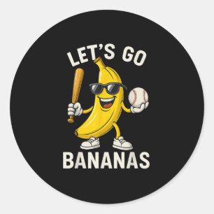Adesivo Vamos Banana Retro Boys Jovens Homens Jovens