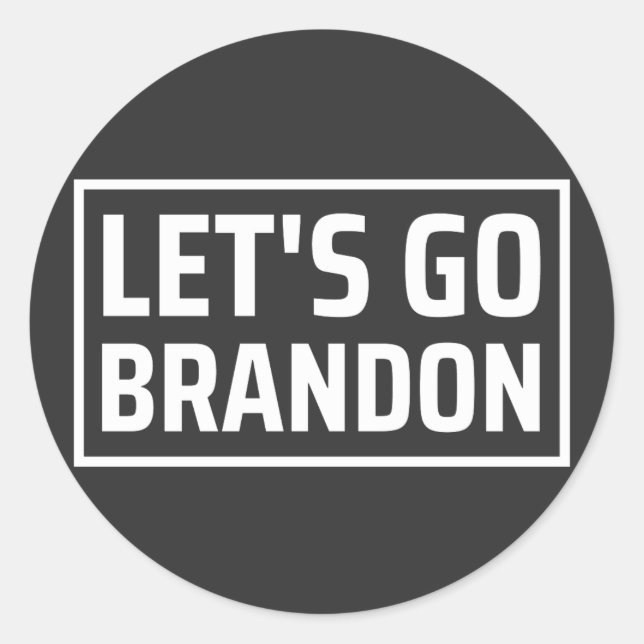 Adesivo vamos brandon vamos brandon (Frente)