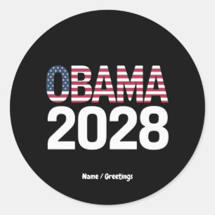 Adesivo Vamos consertar isso, Obama para o Presidente 2028