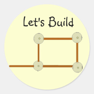 Adesivo Vamos Construir
