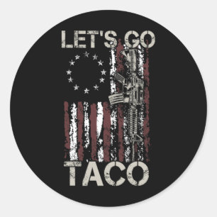 Adesivo Vamos Engraçado Vai Taco 21