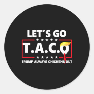 Adesivo Vamos Engraçado Vai Taco 49