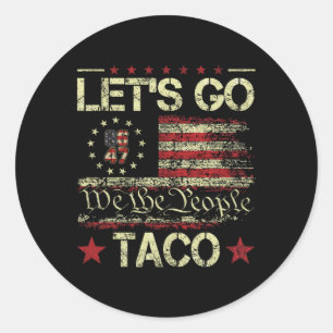 Adesivo Vamos Engraçado Vai Taco 7