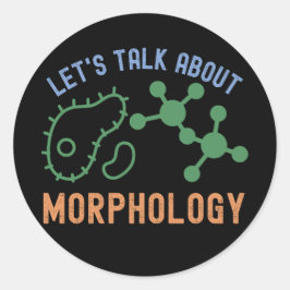 Adesivo Vamos falar sobre morfologia, ciência da morfologi
