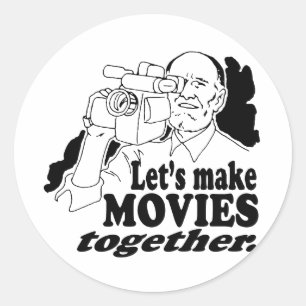 ADESIVO VAMOS FAZER FILMES JUNTOS