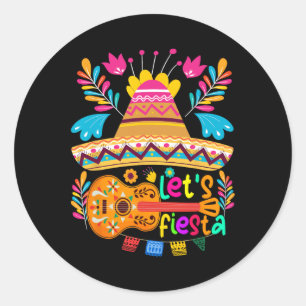 Adesivo Vamos Festejar Camiseta Cinco De Mayo Festa Mexica