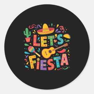 Adesivo Vamos festejar cinco de maio chapéu mexicano festa