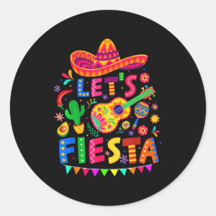 Adesivo Vamos festejar cinco de maio sombrero mexicano gui