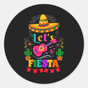 Adesivo Vamos festejar sombrero mexicano cinco de maio cac