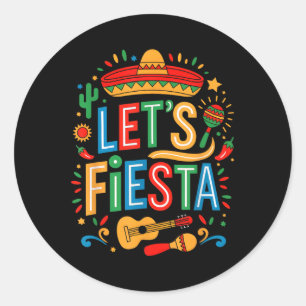 Adesivo Vamos Fiesta 5 Cinco Cinco De Mayo, Homens Do Part