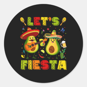 Adesivo Vamos Fiesta Avocado E Tacos Cinco De Mayo Men W