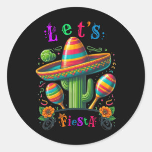 Adesivo Vamos Fiesta Cactus Cinco De Mayo Men Women Boys G