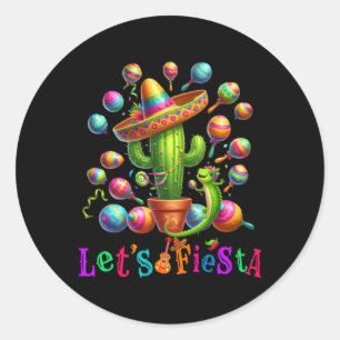 Adesivo Vamos Fiesta Cactus Cinco De Mayo Men Women Boys G