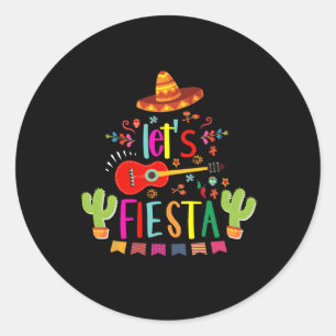 Adesivo Vamos Fiesta Cinco De Mayo Guitar Engraçado Pa Mex