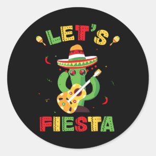 Adesivo Vamos Fiesta Cinco De Mayo Partido Mexicano Mulher