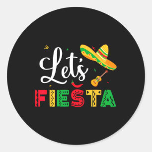 Adesivo Vamos Fiesta Cinco De Mayo Partido Mexicano Mulher