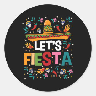 Adesivo Vamos Fiesta Cinco De Mayo Partido Temático Mexica