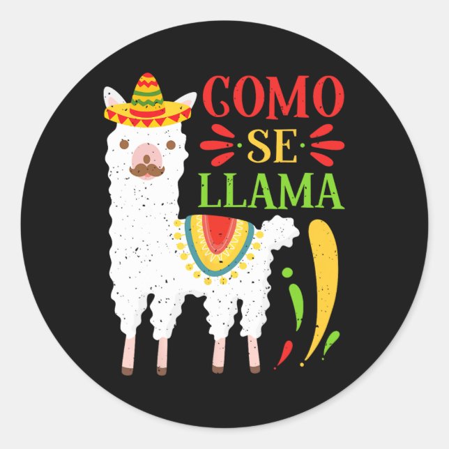 Adesivo Vamos Fiesta Como Te Llamas Cinco De Mayo Como Se (Frente)