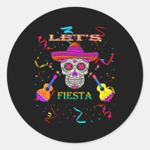 Adesivo Vamos Fiesta Mexicano Cinco De Mayo