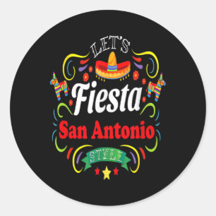 Adesivo Vamos Fiesta Shirt Bebendo Party San Antonio Cinc