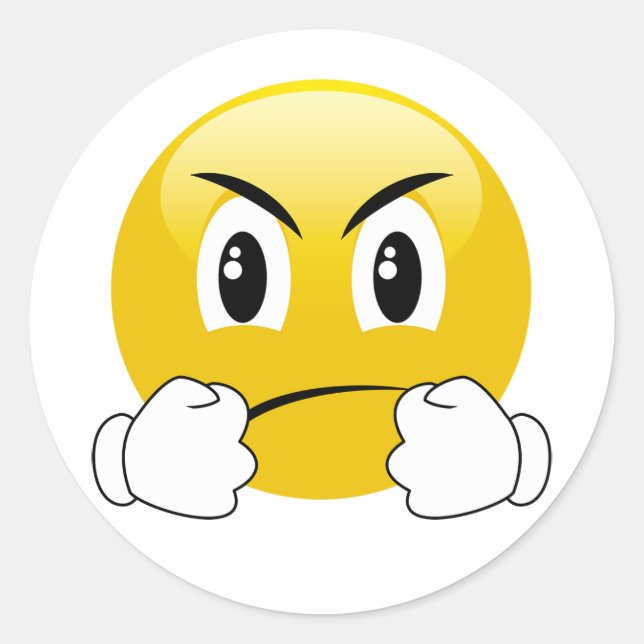 Adesivo Vamos Fight Puning Emoji Stickers (Frente)