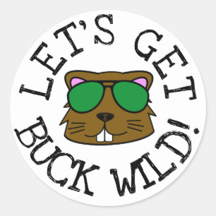 Adesivo Vamos Get Buck Wild