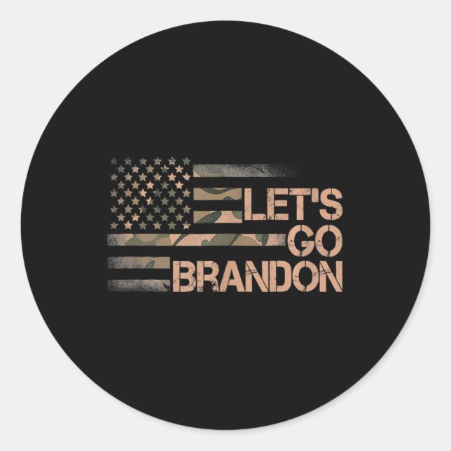 Adesivo Vamos Go Brandon Vamos Brandon Camouflage American (Frente)