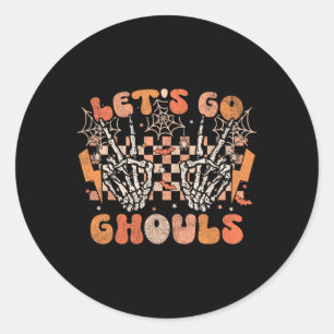 Adesivo Vamos Go Ghouls Halloween Skeleton Costume Retro G