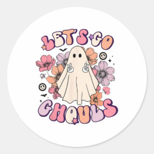 Adesivo Vamos Go Ghouls Retro Halloween Bychelorette Brida