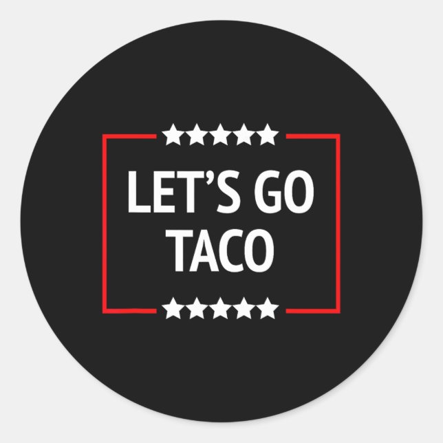 Adesivo Vamos Go Taco 13 (Frente)