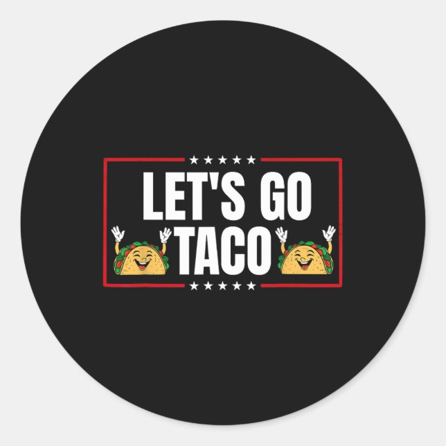 Adesivo Vamos Go Taco 19 (Frente)