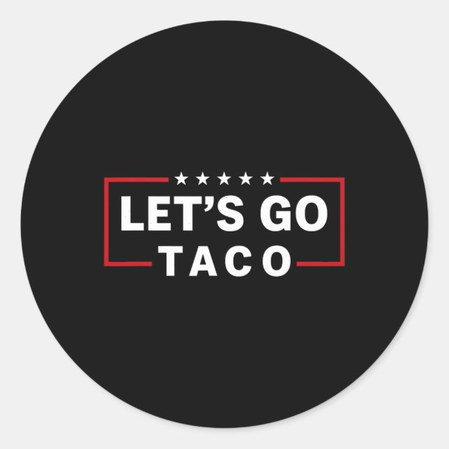 Adesivo Vamos Go Taco 6 (Frente)
