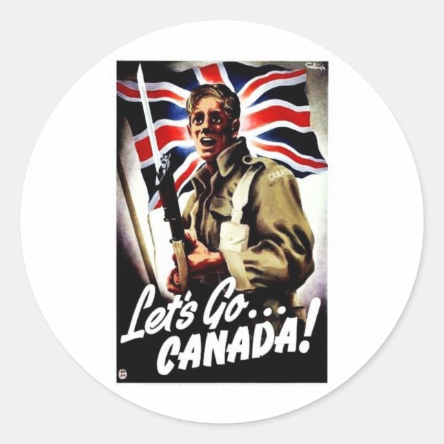 Adesivo Vamos Ir. Canadá (Frente)