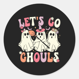 Adesivo Vamos Ir Ghouls Halloween Ghost Costume Retro Groo