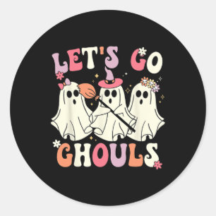 Adesivo Vamos Ir Ghouls Halloween Ghost Costume Retro Groo