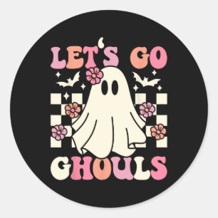 Adesivo Vamos Ir Ghouls Halloween Ghost Costume Retro Groo