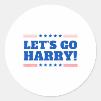 Adesivo Vamos Ir Harry - Você está votando Trump hoje Engr
