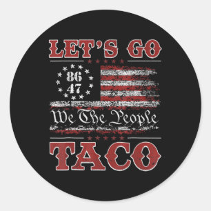 Adesivo Vamos Ir Taco Camisa Vamos Ir Taco 8