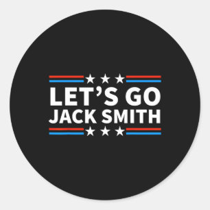 Adesivo Vamos Jack Smith para o Presidente do Diversão Usa