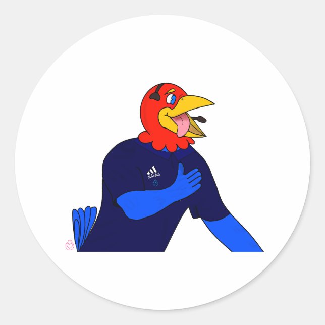 Adesivo Vamos jayhawk (Frente)