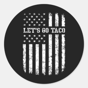 Adesivo Vamos Lá Bandeira do Taco
