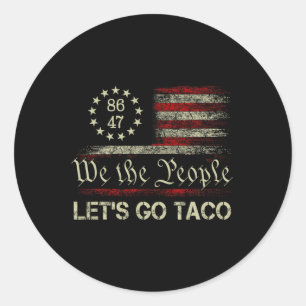 Adesivo Vamos Lá Taco Paródia Engraçada Meme 4